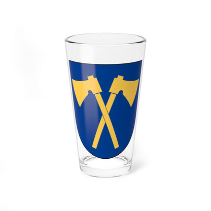 Bråbo vapen (Sweden) (Coat of Arms) Pint Glass 16oz 16oz - Go Mug Yourself