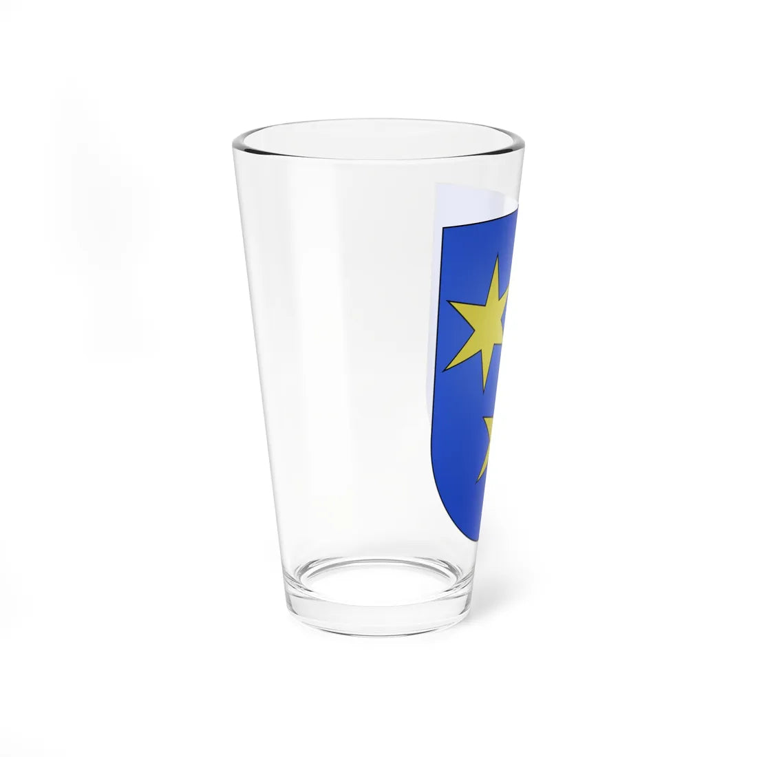 Bürchen-coat of arms (Switzerland) (Coat of Arms) Pint Glass 16oz - Go Mug Yourself
