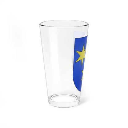 Bürchen-coat of arms (Switzerland) (Coat of Arms) Pint Glass 16oz - Go Mug Yourself