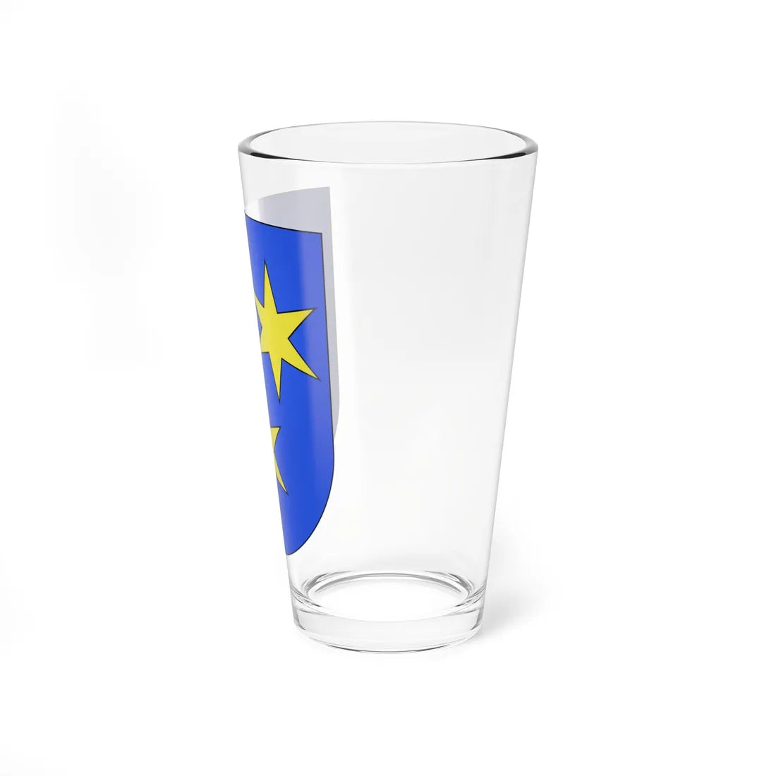 Bürchen-coat of arms (Switzerland) (Coat of Arms) Pint Glass 16oz - Go Mug Yourself