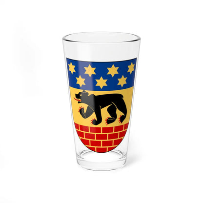 Bräcke vapen (Sweden) (Coat of Arms) Pint Glass 16oz 16oz - Go Mug Yourself