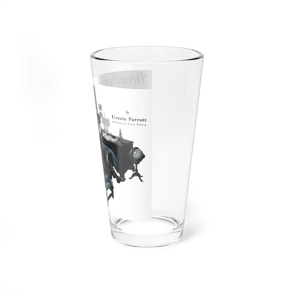 Breadwinner (Pt. 1-1), Redbook, December 1933 (Magazine Illustration) Pint Glass 16oz - Go Mug Yourself