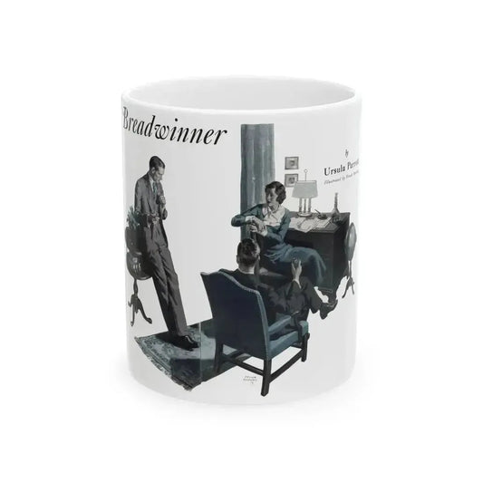 Breadwinner (Pt. 1-1), Redbook, December 1933 - White Coffee Mug 11oz - Go Mug Yourself