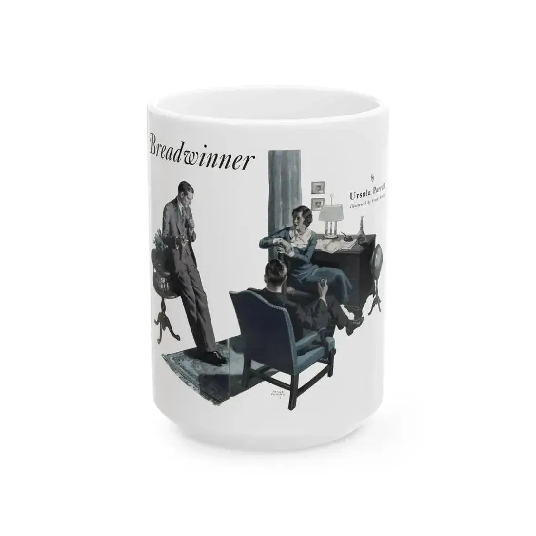 Breadwinner (Pt. 1-1), Redbook, December 1933 - White Coffee Mug 15oz - Go Mug Yourself