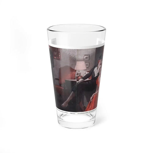 Breadwinner (Pt. 1-2), Redbook, December 1933 (Magazine Illustration) Pint Glass 16oz 16oz - Go Mug Yourself