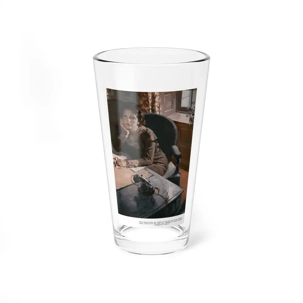 Breadwinner (Pt. 3), Redbook, February 1934 (Magazine Illustration) Pint Glass 16oz 16oz - Go Mug Yourself