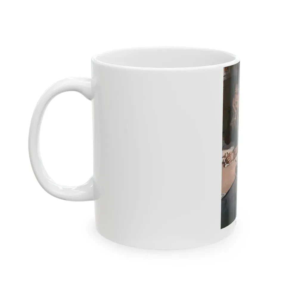 Breadwinner (Pt. 3), Redbook, February 1934 - White Coffee Mug - Go Mug Yourself