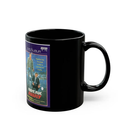 BREAK AWAY (VHS COVER) - Black Coffee Mug-Go Mug Yourself