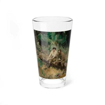 Break from the Hunt, 1925 (Magazine Illustration) Pint Glass 16oz-16oz-Go Mug Yourself