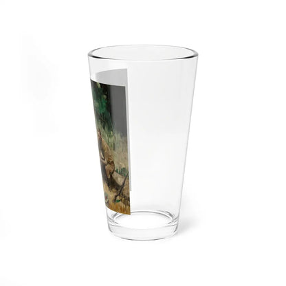 Break from the Hunt, 1925 (Magazine Illustration) Pint Glass 16oz-Go Mug Yourself