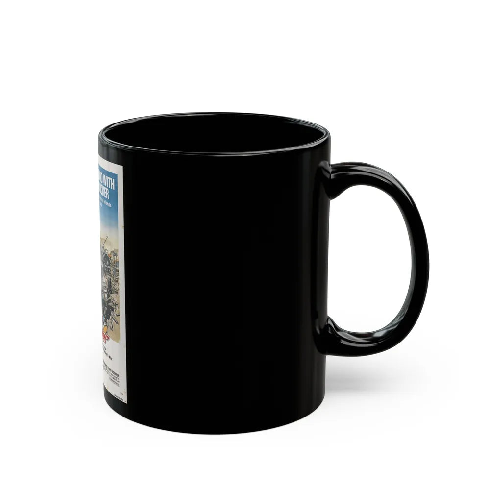 BREAKER BREAKER 1977 Movie Poster - Black Coffee Mug-Go Mug Yourself