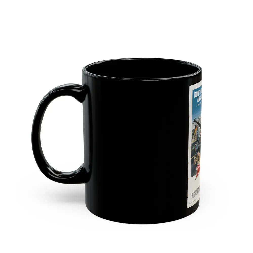 BREAKER BREAKER 1977 Movie Poster - Black Coffee Mug-Go Mug Yourself