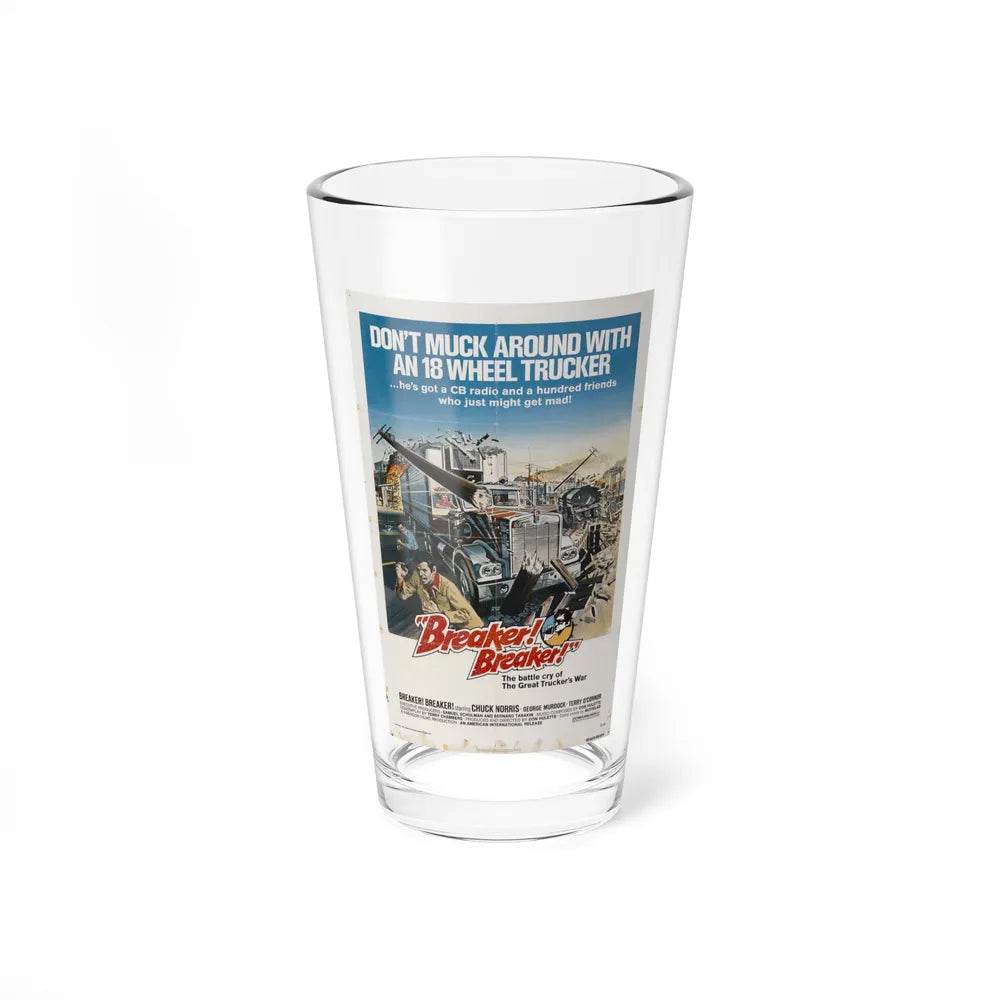 BREAKER BREAKER 1977 Movie Poster - Pint Glass 16oz-16oz-Go Mug Yourself