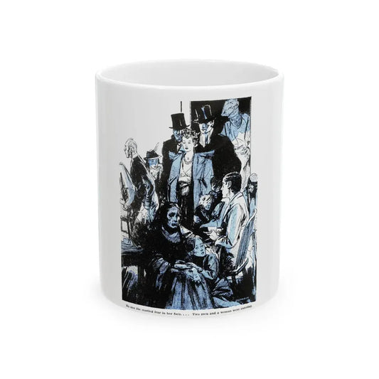Breakfast At The Savoy, Blue Book Magazine, June 1941 - White Coffee Mug 11oz - Go Mug Yourself