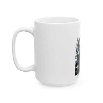 Breakfast At The Savoy, Blue Book Magazine, June 1941 - White Coffee Mug - Go Mug Yourself