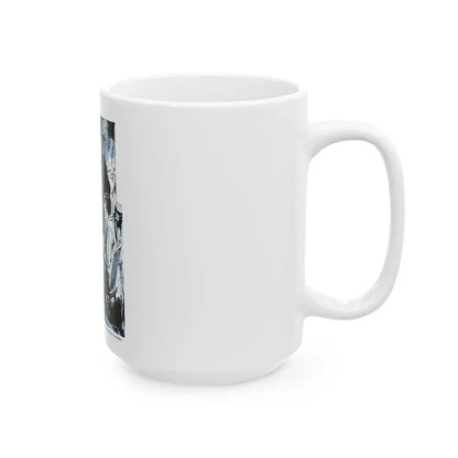 Breakfast At The Savoy, Blue Book Magazine, June 1941 - White Coffee Mug - Go Mug Yourself