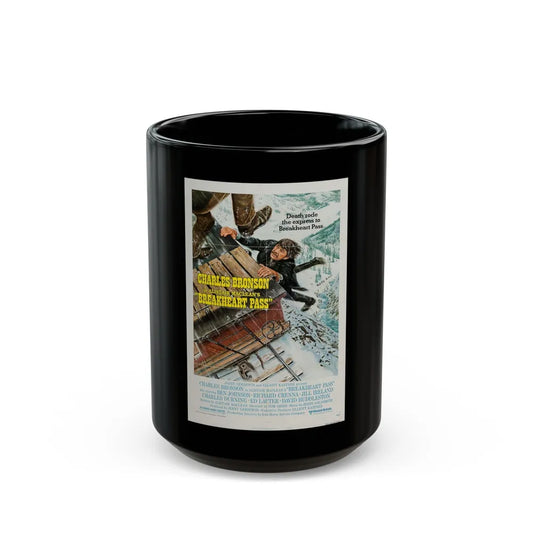 BREAKHEART PASS 1975 Movie Poster - Black Coffee Mug-15oz-Go Mug Yourself