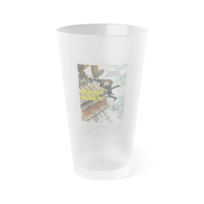 BREAKHEART PASS 1975 Movie Poster - Frosted Pint Glass 16oz 16oz Frosted - Go Mug Yourself