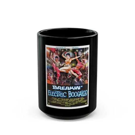 BREAKIN' 2 ELECTRIC BOOGALOO 1984 Movie Poster - Black Coffee Mug 15oz - Go Mug Yourself