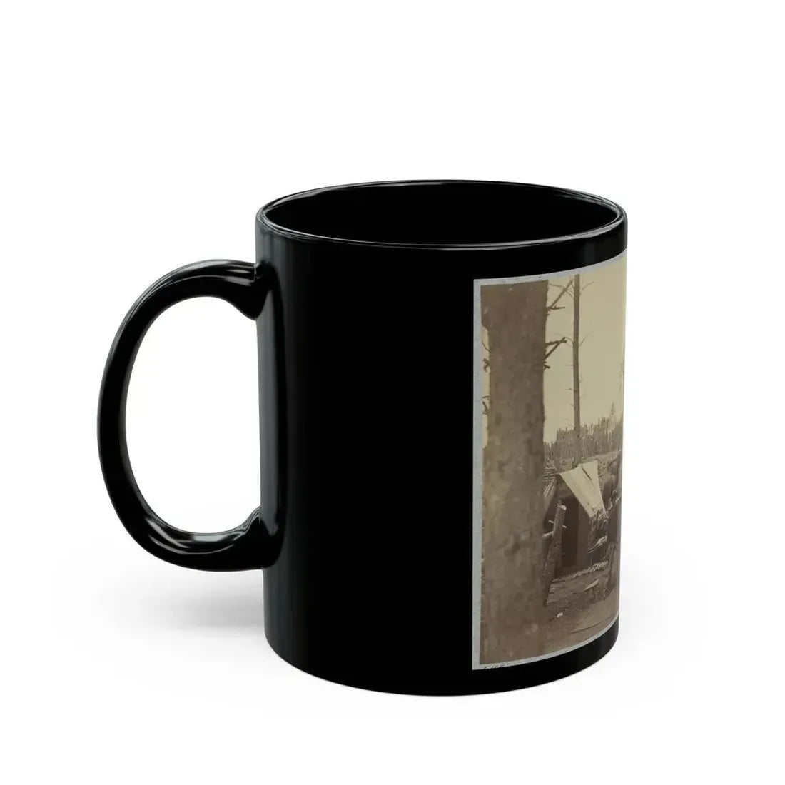 Breaking Camp, Brandy Station, Va. (U.S. Civil War) Black Coffee Mug - Go Mug Yourself