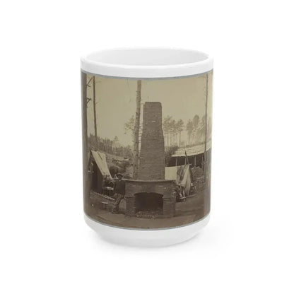 Breaking Camp, Brandy Station, Va. (U.S. Civil War) White Coffee Mug 15oz - Go Mug Yourself