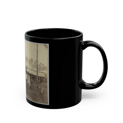 Breaking Camp, Brandy Station, Va. (U.S. Civil War) Black Coffee Mug-Go Mug Yourself