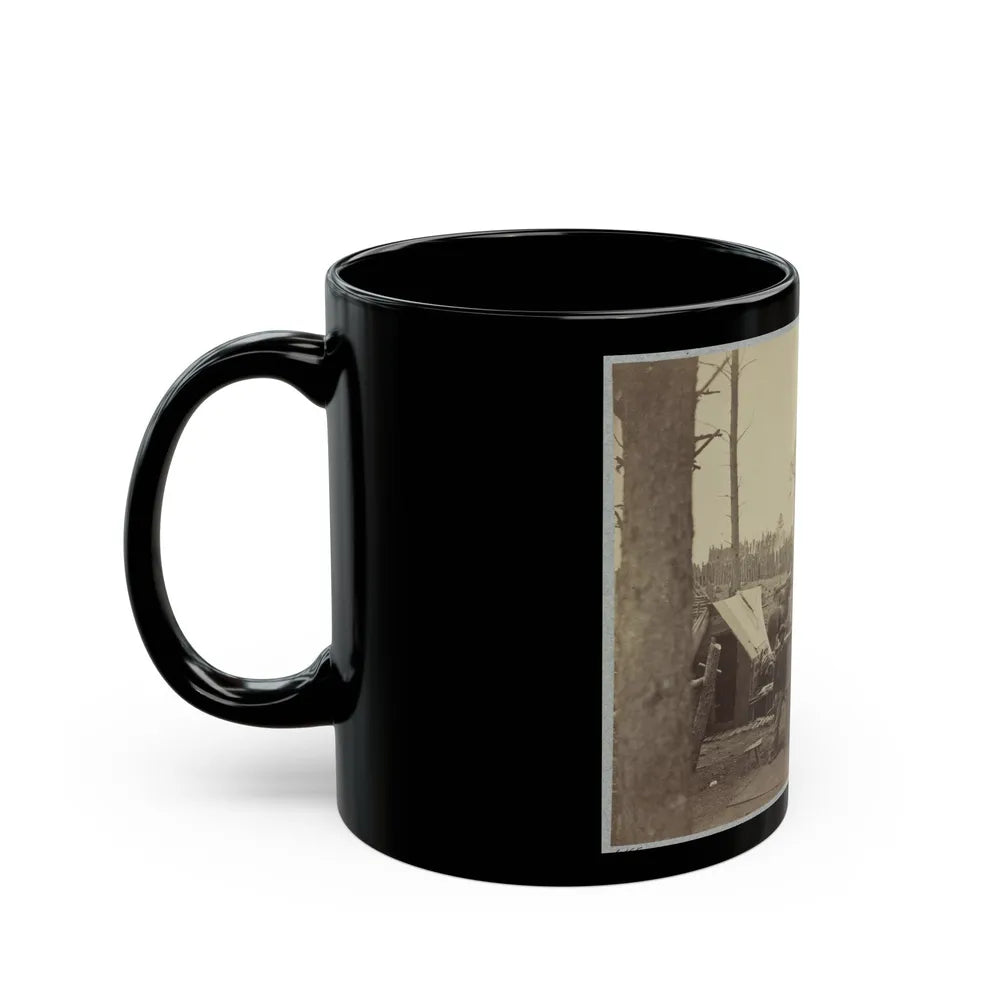 Breaking Camp, Brandy Station, Va. (U.S. Civil War) Black Coffee Mug-Go Mug Yourself