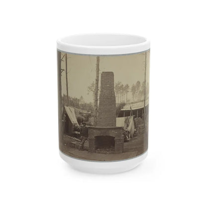 Breaking Camp, Brandy Station, Va. (U.S. Civil War) White Coffee Mug-15oz-Go Mug Yourself