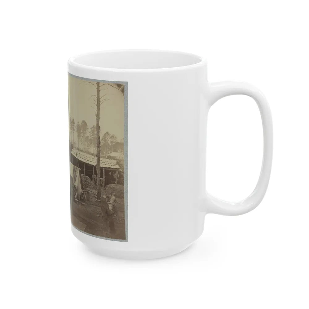 Breaking Camp, Brandy Station, Va. (U.S. Civil War) White Coffee Mug-Go Mug Yourself