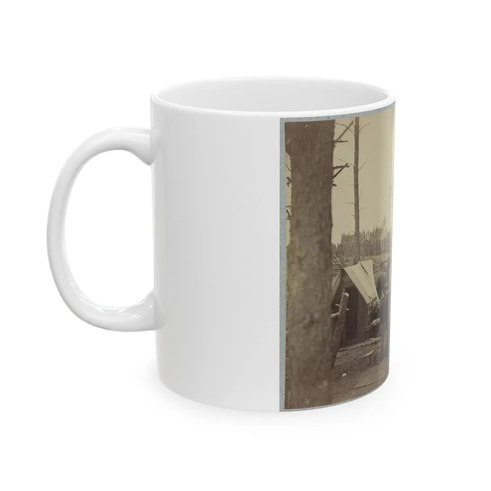 Breaking Camp, Brandy Station, Va. (U.S. Civil War) White Coffee Mug-Go Mug Yourself