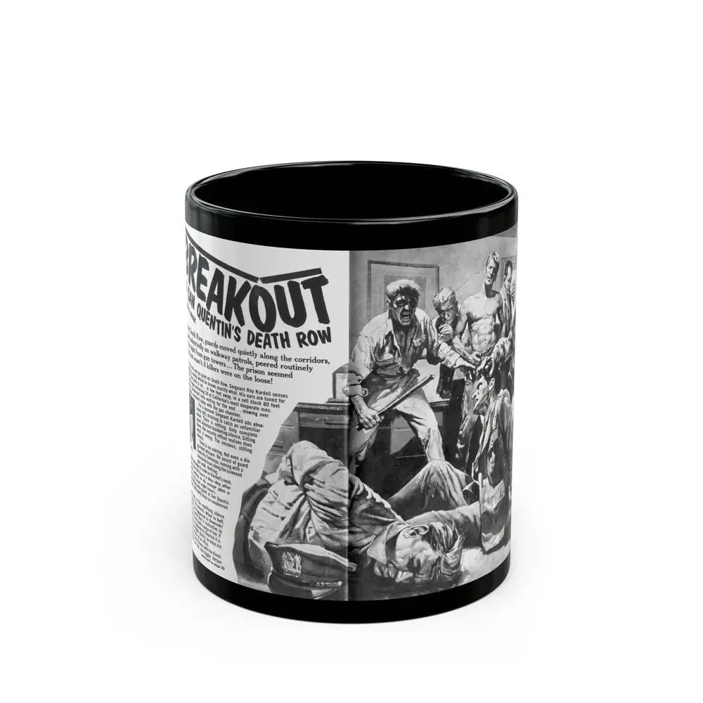 Breakout, Man's magazine, December 1962 - Black Coffee Mug 11oz - Go Mug Yourself