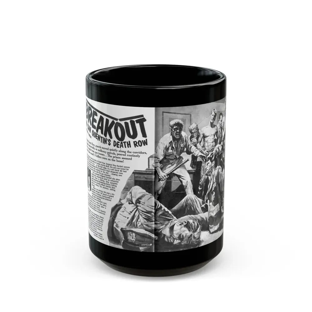 Breakout, Man's magazine, December 1962 - Black Coffee Mug 15oz - Go Mug Yourself