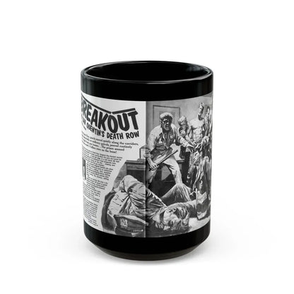 Breakout, Man's magazine, December 1962 - Black Coffee Mug 15oz - Go Mug Yourself