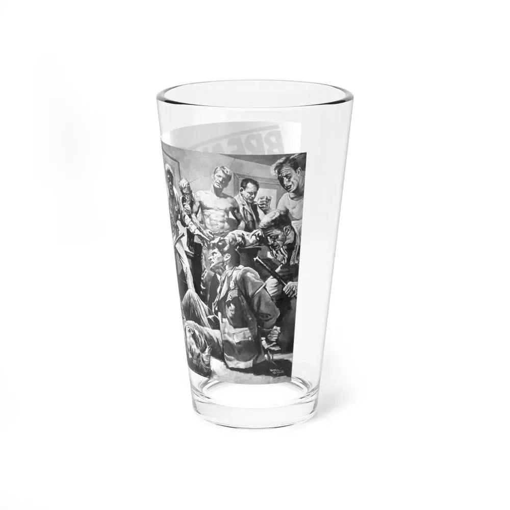 Breakout, Man's magazine, December 1962 (Magazine Illustration) Pint Glass 16oz - Go Mug Yourself