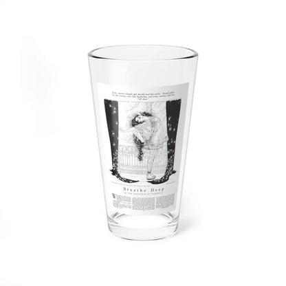 Breathe Deep, Harper's Bazaar, May 1915 (Magazine Illustration) Pint Glass 16oz 16oz - Go Mug Yourself