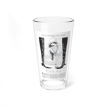 Breathe Deep, Harper's Bazaar, May 1915 (Magazine Illustration) Pint Glass 16oz-16oz-Go Mug Yourself