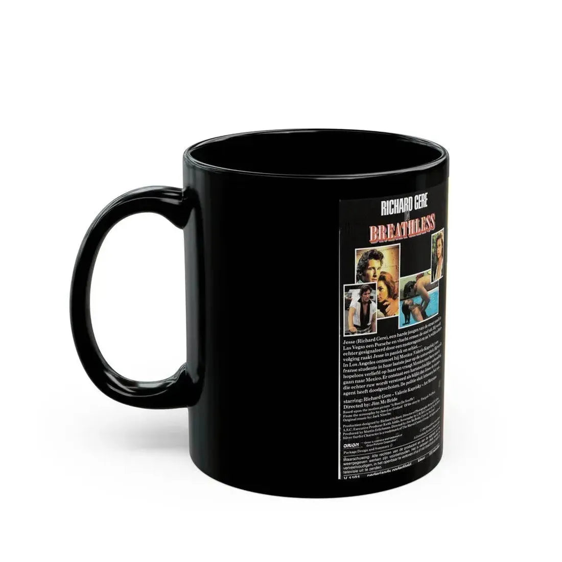 BREATHLESS (VHS COVER) - Black Coffee Mug - Go Mug Yourself