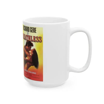 BREATHLESS (VHS COVER) - White Coffee Mug - Go Mug Yourself