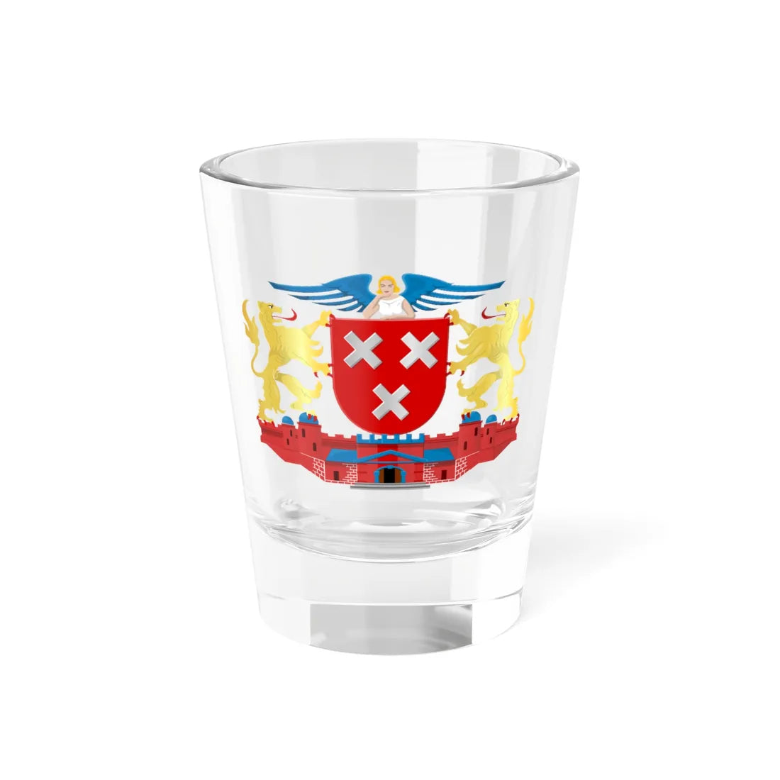 Breda wapen (Netherlands) (Coat of Arms) Shot Glass 1.5oz 1.5oz - Go Mug Yourself