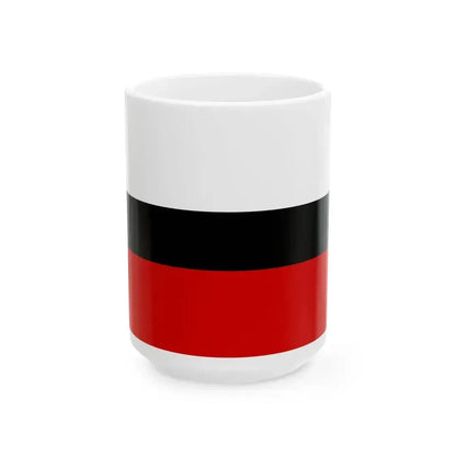 Bredene vlag (Belgium) White Coffee Mug 15oz - Go Mug Yourself