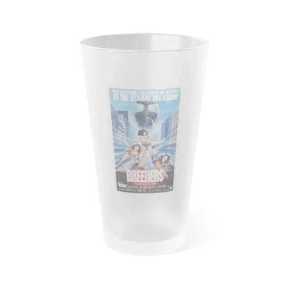 BREEDERS (RETRO) 1986 Movie Poster - Frosted Pint Glass 16oz 16oz Frosted - Go Mug Yourself