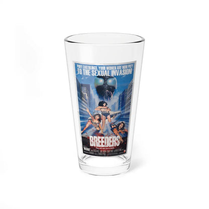 BREEDERS (RETRO) 1986 Movie Poster - Pint Glass 16oz-16oz-Go Mug Yourself