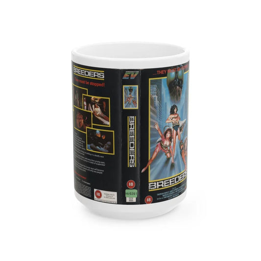 BREEDERS (VHS COVER) - White Coffee Mug-15oz-Go Mug Yourself