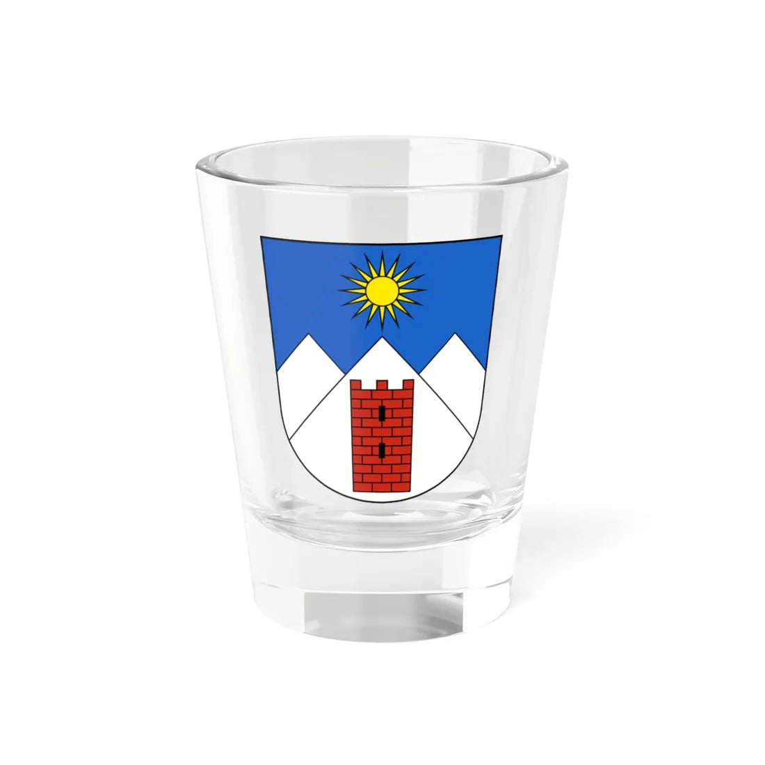 BreilBrigels-blazon (Switzerland) (Coat of Arms) Shot Glass 1.5oz 1.5oz - Go Mug Yourself