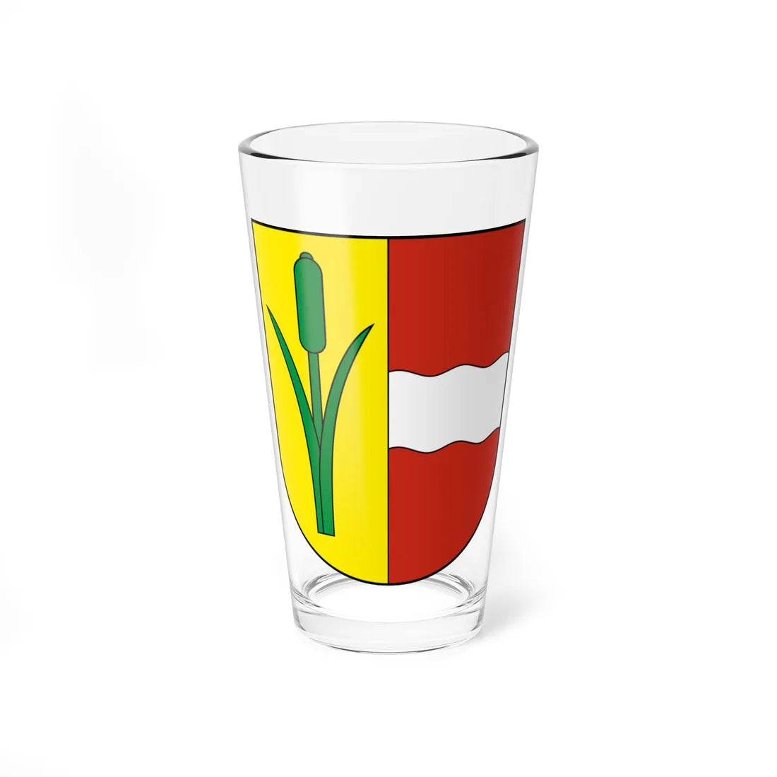 Breitenbach SO-blazon (Switzerland) (Coat of Arms) Pint Glass 16oz 16oz - Go Mug Yourself