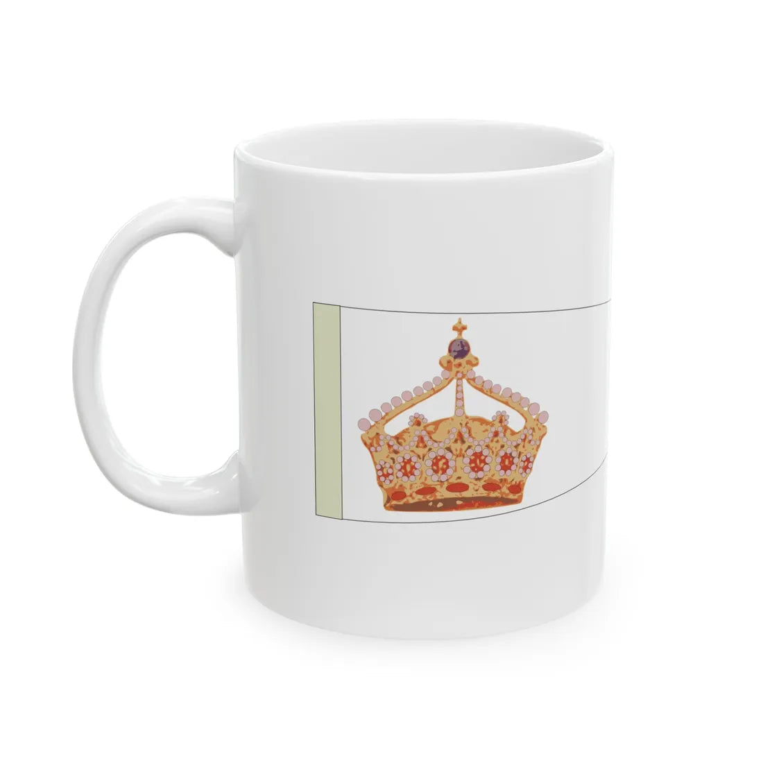 Breitwimpel der Kaiserin (Germany) White Coffee Mug - Go Mug Yourself