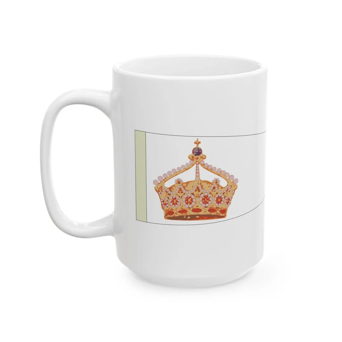Breitwimpel der Kaiserin (Germany) White Coffee Mug - Go Mug Yourself