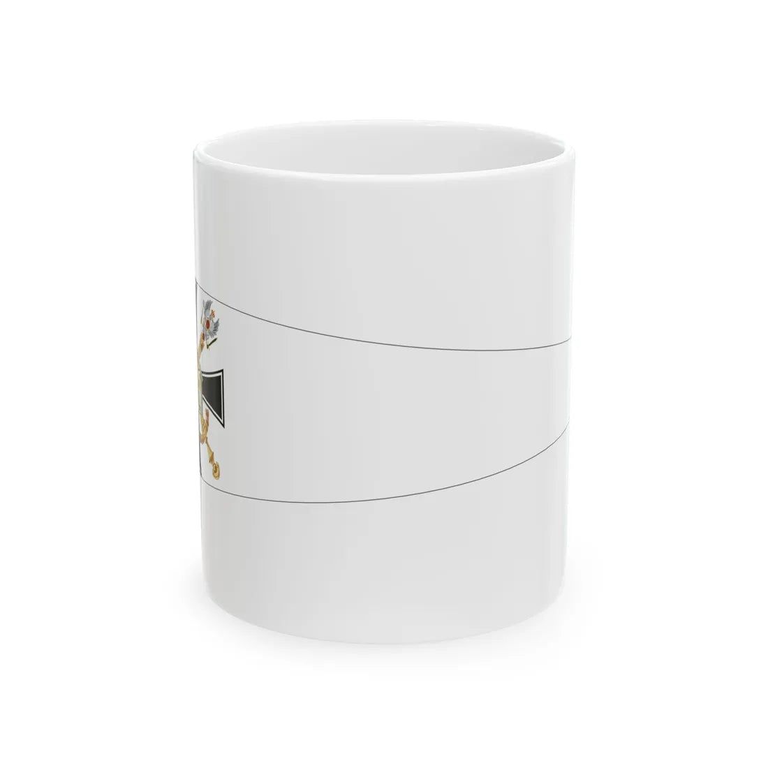 Breitwimpel des Kaisers (Germany) White Coffee Mug 11oz - Go Mug Yourself