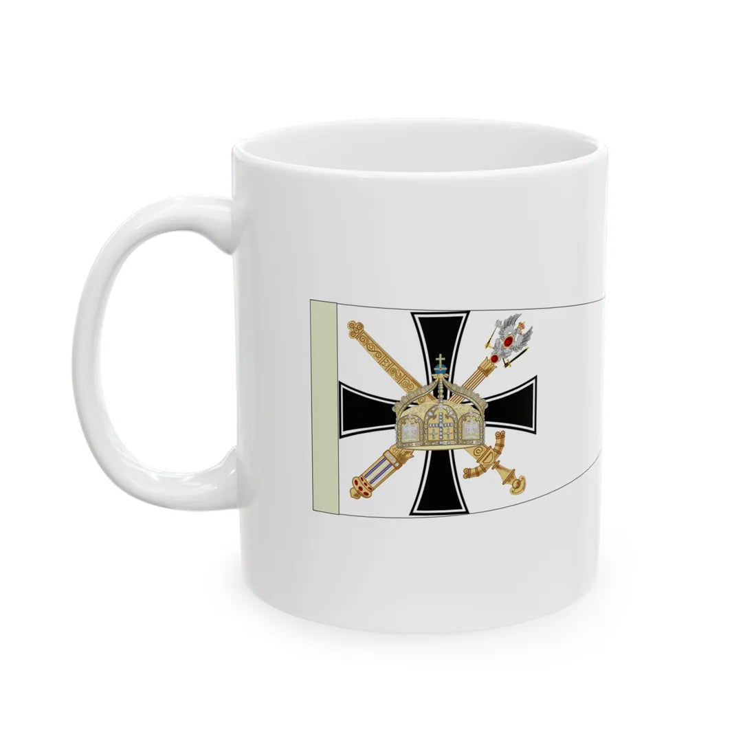 Breitwimpel des Kaisers (Germany) White Coffee Mug - Go Mug Yourself