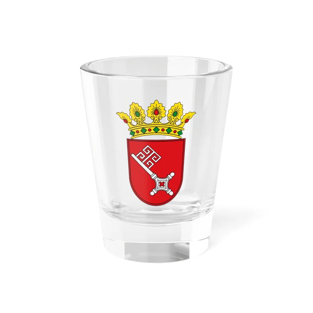 Bremen WappenMittel (Germany) (Coat of Arms) Shot Glass 1.5oz 1.5oz - Go Mug Yourself